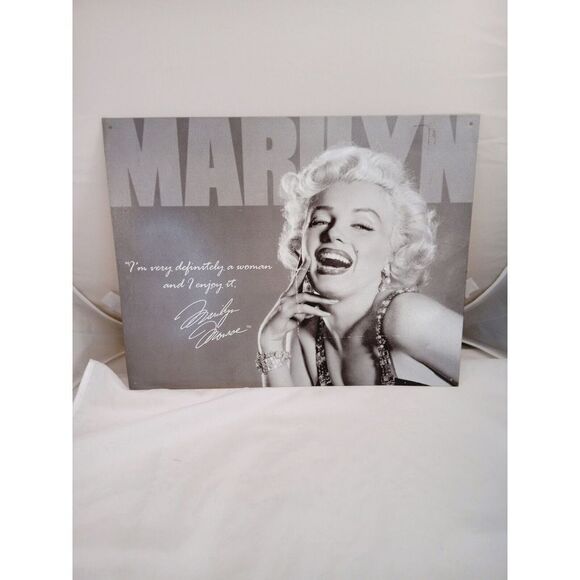 Marilyn Monroe Definitely Icon Retro‎ Vintage Legend Movie Star Metal Tin Sign - Picture 2 of 8
